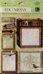 Travel Stickers – K&Company Scrapbook Stickers