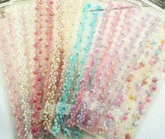 CraftbuddyUS CB118CH – 3 Self Adhesive Rhinestone Stripes, Color – CHAMPAGNE