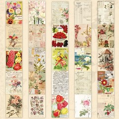 537pcs Vintage Washi Stickers Papers for Scrapbooking, Ephemera Book Journaling