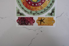 BoBunny A Gift of Love Sandcastle Cardstock Stickers Pictures Scrapbooking Craft
