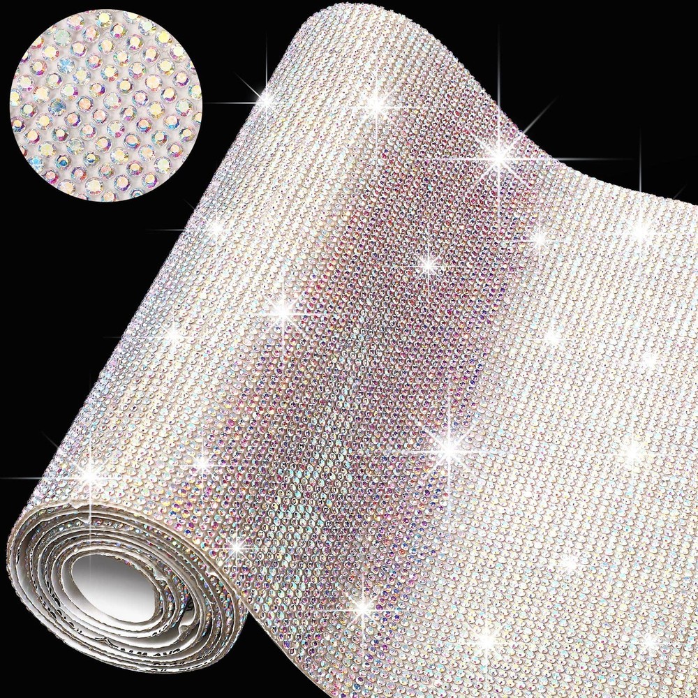 81000 Self-Adhesive 2mm Rhinestone Sheets – Bling Glitter Gem Stickers for DIY C