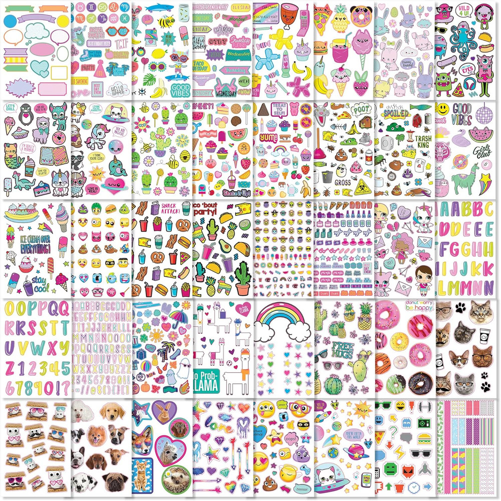 1000+ Ridiculously Cute Stickers for Kids – Fun Craft Stickers for Scrapbooks…