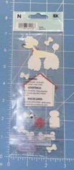Vintage Touch of Jolee’s Poodle DOG House Theme Stickers SPJJ070