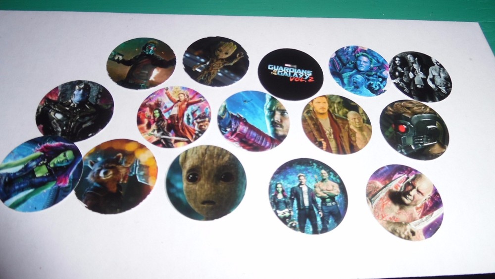Pre Cut One Inch Bottle Cap Image Guardians of the Galaxy Free Shipping