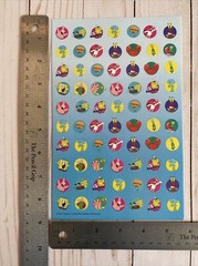 SpongeBob SquarePants Stickers Single Sheet Circles For Behavioral Charts New