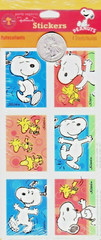 Hallmark Stickers – Peanuts with Snoopy and Woodstock – Free Shipping