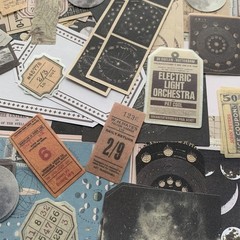 TIYPKE 200pcs Aesthetic Stickers – Vintage Scrapbook for Assorted