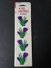 Mrs. Grossman Floral Stickers – New – YOU CHOOSE – Sealed 2-3 Sheets