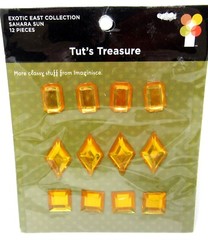 Imaginisce Lot of 7 packs Rhinestone Gem Embellishments Exotic East 70 pcs