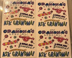 ASK GRANDMA Stickers by Frances Meyer Paper Crafts Junk Journal