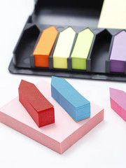 1 Set of Colorful Convenience Stickers Organization Multi-Color Stickers Set Lea