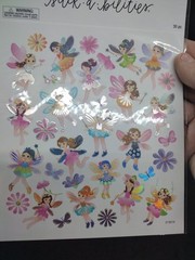 Fairies Flowers And Butterflies Sticker Sheet Stick A Bilities Craft Stickers
