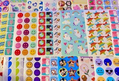 544 STICKER Lot Mxd Sandylion Hallmark Crafters Corner American Greetings