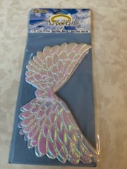 ANGELS WHITE RAINBOW ANGEL WINGS 4-3/4’ WHITE RAINBOW WINGS 2PCS