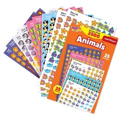 Animals superShapes Stickers Variety Pack by , Inc.; 2500 ct, Incentive Chart…