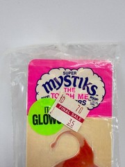 Vintage Super Mystiks Dinosaur Liquid Crystal Sticker NOS Color Change