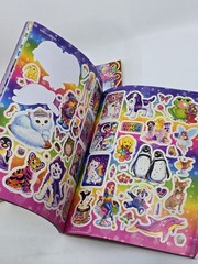 Modern Lisa Frank Stickers Coloring Activity Books LOT – Some Used