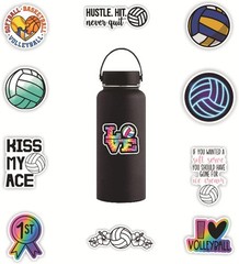 50PCS Waterproof Volleyball Stickers – Motivational Gifts for Teen & Adult Fans