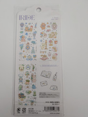 BGM IRIDE Sticker Sheet Set of 5 Aurora Foil PET Journal Scrapbook Japan