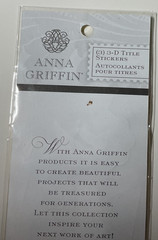 Anna Griffin Sweet & Sassy 3D Title Stickers Green Yellow Girl Woman Scrapbook
