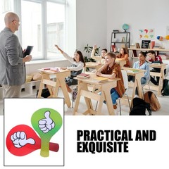 Classroom Voting Paddle 2 PCS Thumb Up Down Signs 8.27×5.11 Inch Handheld