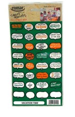 3 PK – SMART REMARKS PHOTO CAPTIONS STICKERS BY ROMAR – VACATION/BABY/FUNNIES