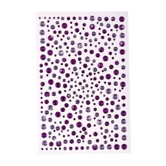 CraftbuddyUS 325 Purple/ Lilac Self Adhesive Diamante Rhinestone Gems Crafts