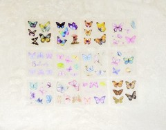 100 Sheet Colorful Butterfly Sticker Set Beautiful A Must Have For Collectors