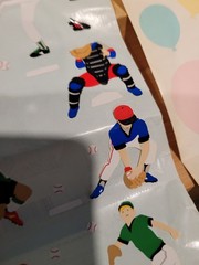 Mrs. Grossman’s Baby Toys Baseball Players Balloons Princess Sticker Roll Lot