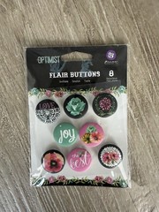 NEW – Prima Marketing Optimist Collection Scrapbook Paper & Embellishments