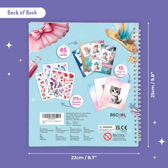 Sticker Dress up Kitten – Kids Activity and Sticker Book Learn Fashion Design fo