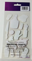 Sticko Cooking Cuisine Stickers EK Success 15ct 2011 Kitchen Planner Scrapbook