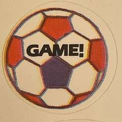 Vintage 80’s Stickers Drawing Board Calendar Perk Ups School Theme & Sports