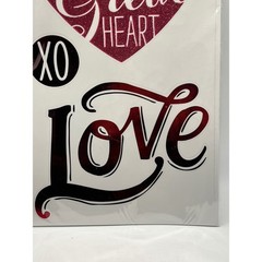 me & my BIG ideas mambiSTICKS Love Heart Stickers 8 Sheets Glitter Foil STL-42