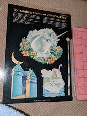 Vintage unicorn mobile scholastic books Dynamite’s mythical by Bradley Clark