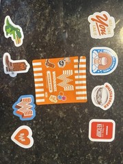 Whataburger Sticker Set 8 Small Stickers Kid’s Meal Stickers