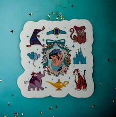 Sticker Pack | Aladdin | Jasmine | Genie | Clear