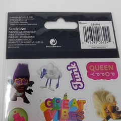 Trolls World Tour Dreamworks SandyLion Sticker Sets 4 Sheets Brand New