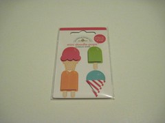 Scrapbooking New By Doodlebug Stickers Doodle-Pop Sunkissed Summer Treats Cones
