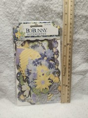 Bo Bunny Noteworthy 65 Pieces Die Cuts Blue Yellow Green Floral Scrapbooking NEW
