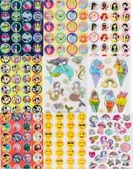 1499+ Lot of Scrapbooking Stickers Assorted Brands Mixed Themed Card Making DIY