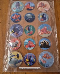 Disney Pixar Finding Dory Confetti Shaker Globes Stickers
