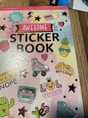 Three Awesome Sticker Books By Walmart NEW