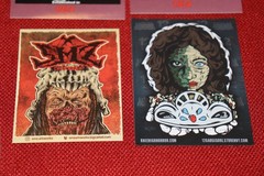 Lot of 8 STICKERS / Magnet NEW Sticker Bundle Horror Fright Rags Messed Puzzles