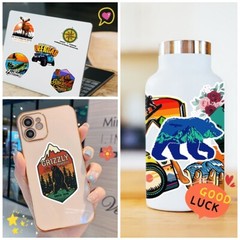 50pcs Outdoor Camping Hiking Stickers Pack, Nature Set, 177