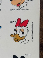 Disney Hallmark Seals Vintage 1960s Mickey Minnie Pluto Goofy 8 characters