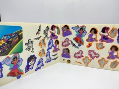 1989 SandyLion My Sticker Album Floral Heart Filled W Stickers Mrs Grossmans Vtg