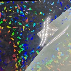 5x A4 Size Holographic Overlay Film Self-Adhesive Cold Laminating Sheets Quality