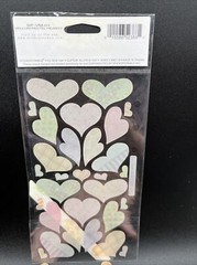 Sticko Pastel Patterned Hearts Stickers Planner Supply Valentine’s Day Crafts