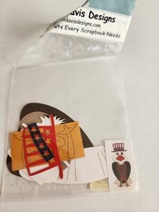 Li’l Davis Designs – Eagle Li’l Sam AMERICA – Die Cut Scrapbook New Vintage #23